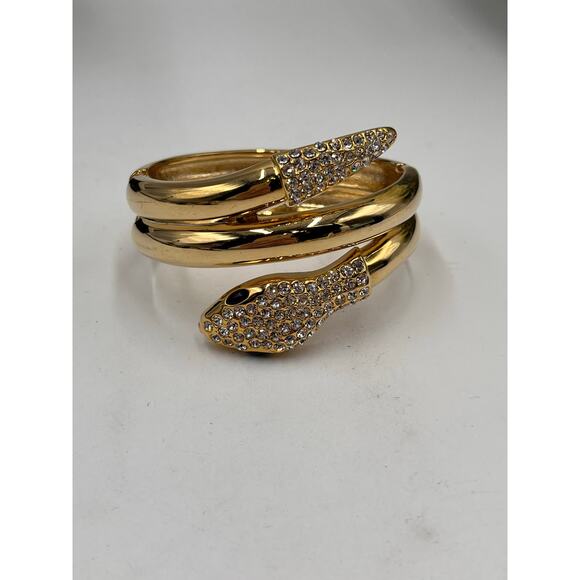 Snake‎ Hinged Bangle bracelet - Picture 5 of 8